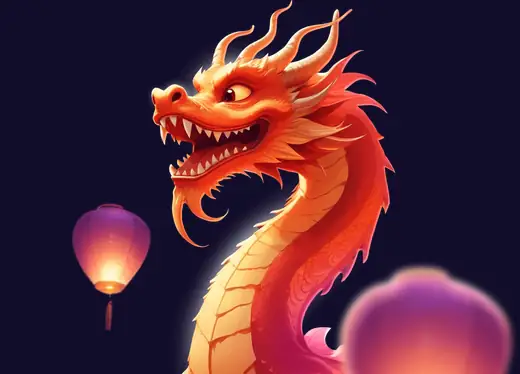Drake som illustrerar den asiatiska kollektionen